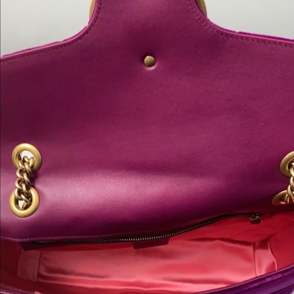 Women’s velvet mini Gucci marmont bag , - Picture 3 of 8